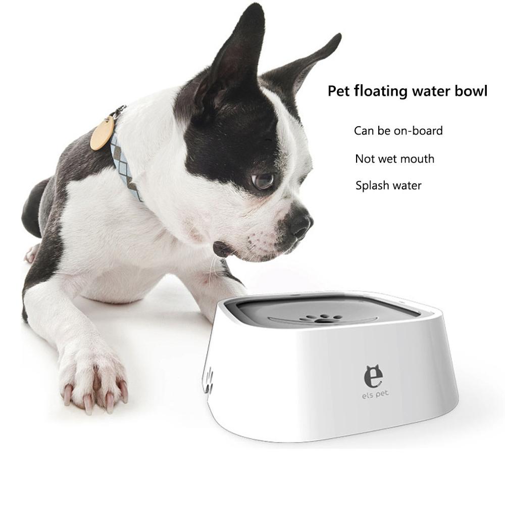 1pc Portable Pet Water Bottle Dog Travel Drinking Bowl Outdoor Water  Dispenser, White