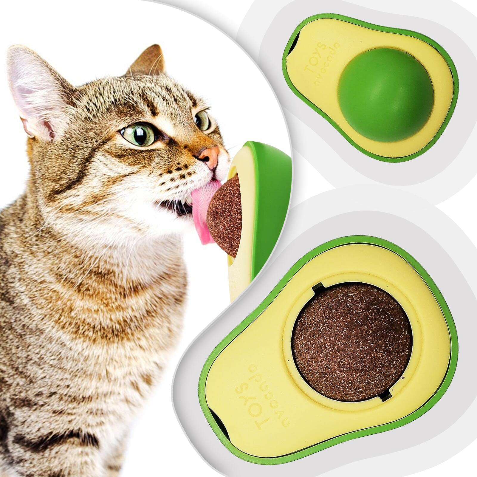 Keep Your Dog Entertained with the Mint-Infused Avocado Ball Toy!